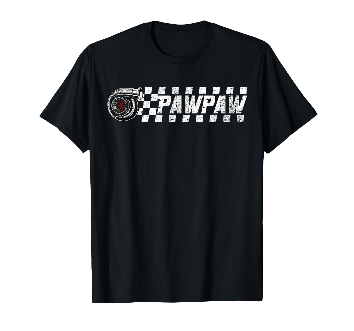 Birthday Party Matching Family Pit Crew Race Car Pawpaw T-Shirt