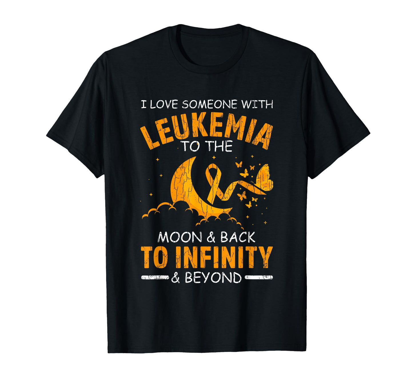 I Love Someone With Leukemia Happy Awareness Ribbon Graphic T-Shirt
