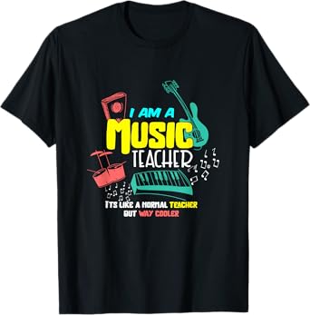 Music Theory Musician Music Teacher Funny Musical Instructor T-Shirt