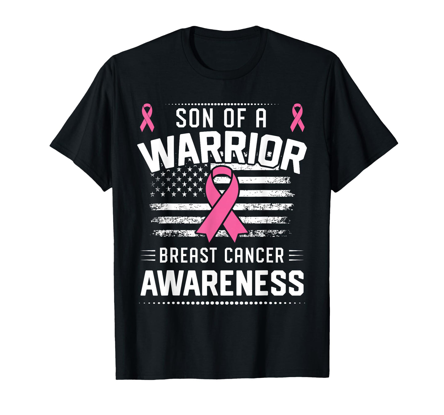 Son Of A Warrior Breast Cancer Awareness Son T-Shirt