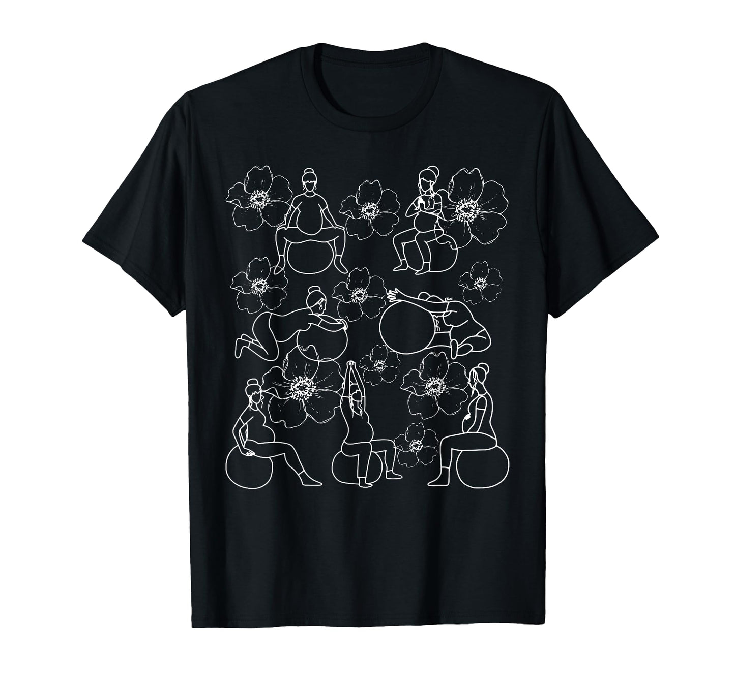 Birth Ball Birth Worker Birthing Positions Nurse Midwife T-Shirt