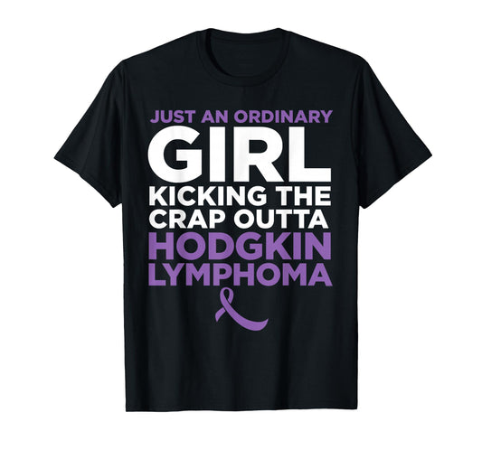 Hodgkin Lymphoma Shirt - Gift for Cancer Patient Female T-Shirt