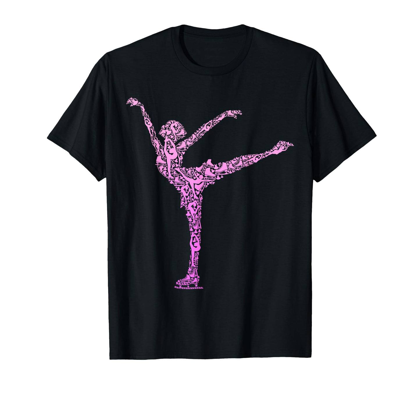 Figure Skating Ice Skating Ice Skates Girls Women T-Shirt