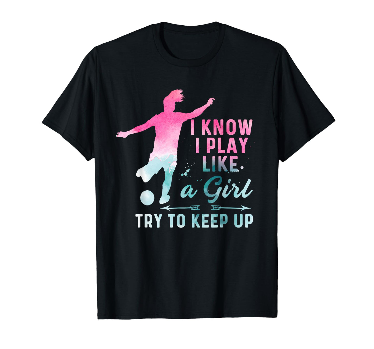 Girl Soccer Player Gifts Team Cleats Mom Goalie Captain T-Shirt