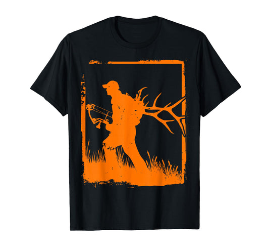 Archer Hunter with Deer Moose Mule Accessories T-Shirt