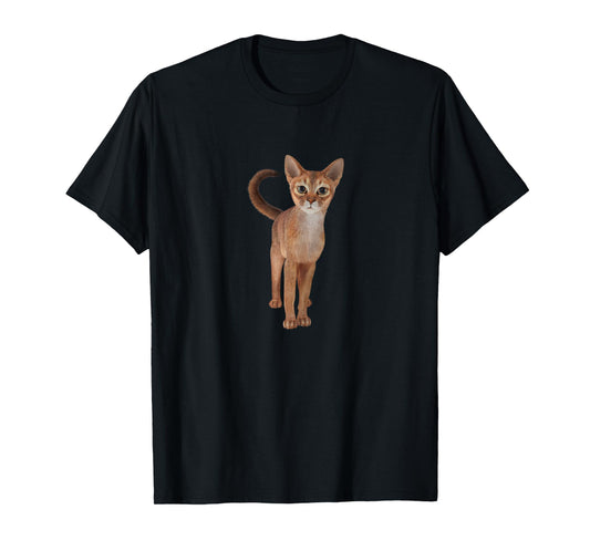 Adorable Abyssinian Cat T-Shirt Women Girls Kids T-Shirt