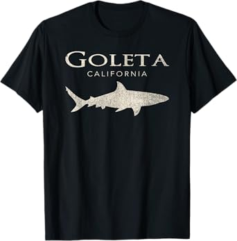 Retro Goleta CA Shark T-Shirt T-Shirt