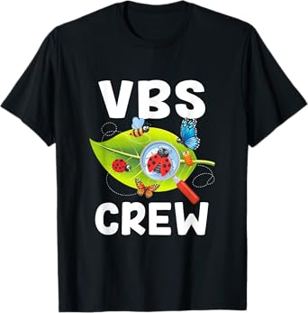 Vbs Crew 2025 Magnified Smallest Insects Adventure Vbs Squad T-Shirt