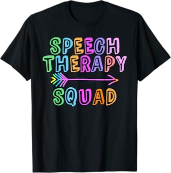 SPEECH THERAPY SQUAD Speechie Teacher SPED Crew OT Team T-Shirt