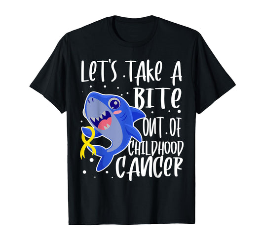 Childhood Cancer Awareness DIPG Shark Take A Extinct Gift T-Shirt