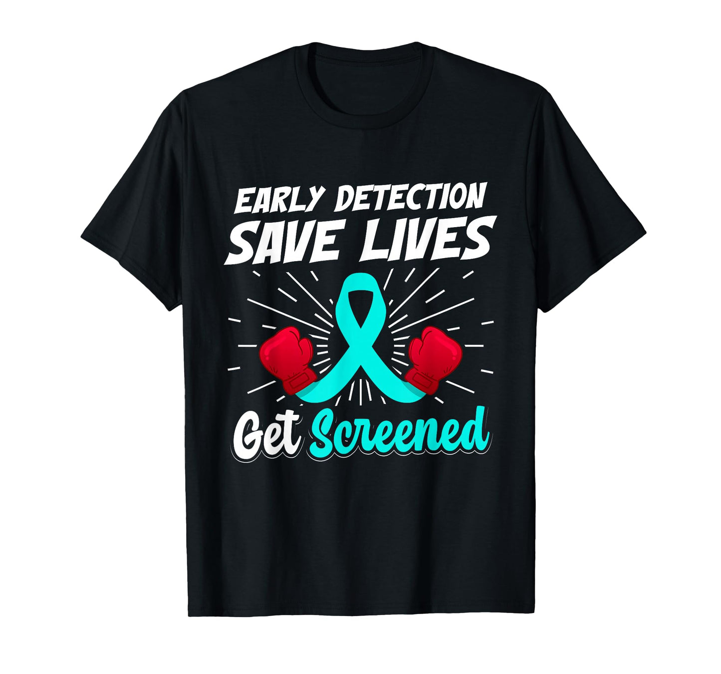 Teal Ribbon Cervical Cancer Awareness Month Survivor T-Shirt