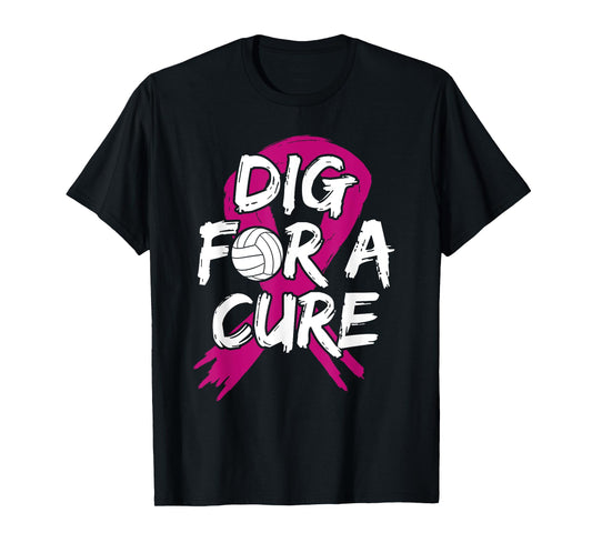 Breast Cancer Volleyball Pink Ribbon Surgery Carcinoma Sport T-Shirt