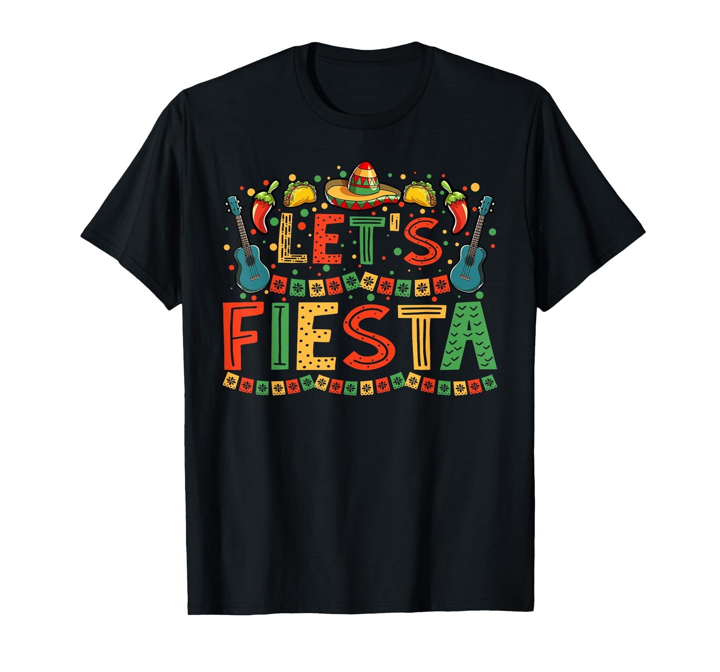 Mexican Cinco de Mayo Fiesta Shirt Women Men Sombrero T-Shirt