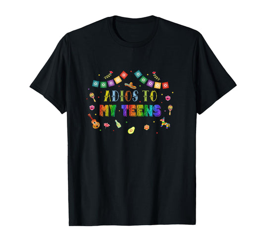 Adios to My Teens Mexican 20th Birthday Outfit Taco Bout 20 T-Shirt