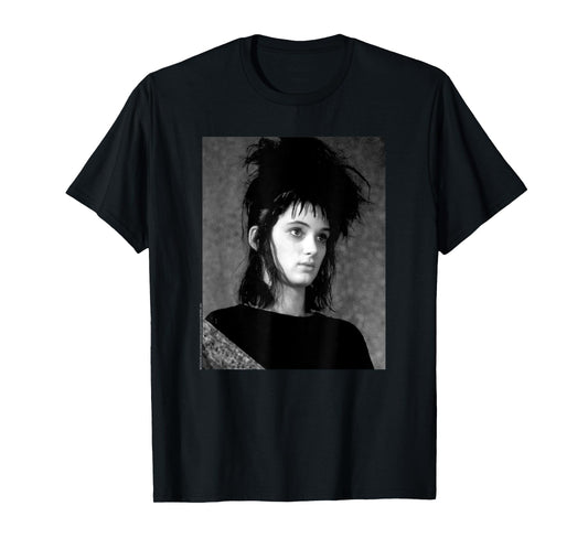 Beetlejuice Lydia Deetz Vintage Black and White Photo Movie T-Shirt