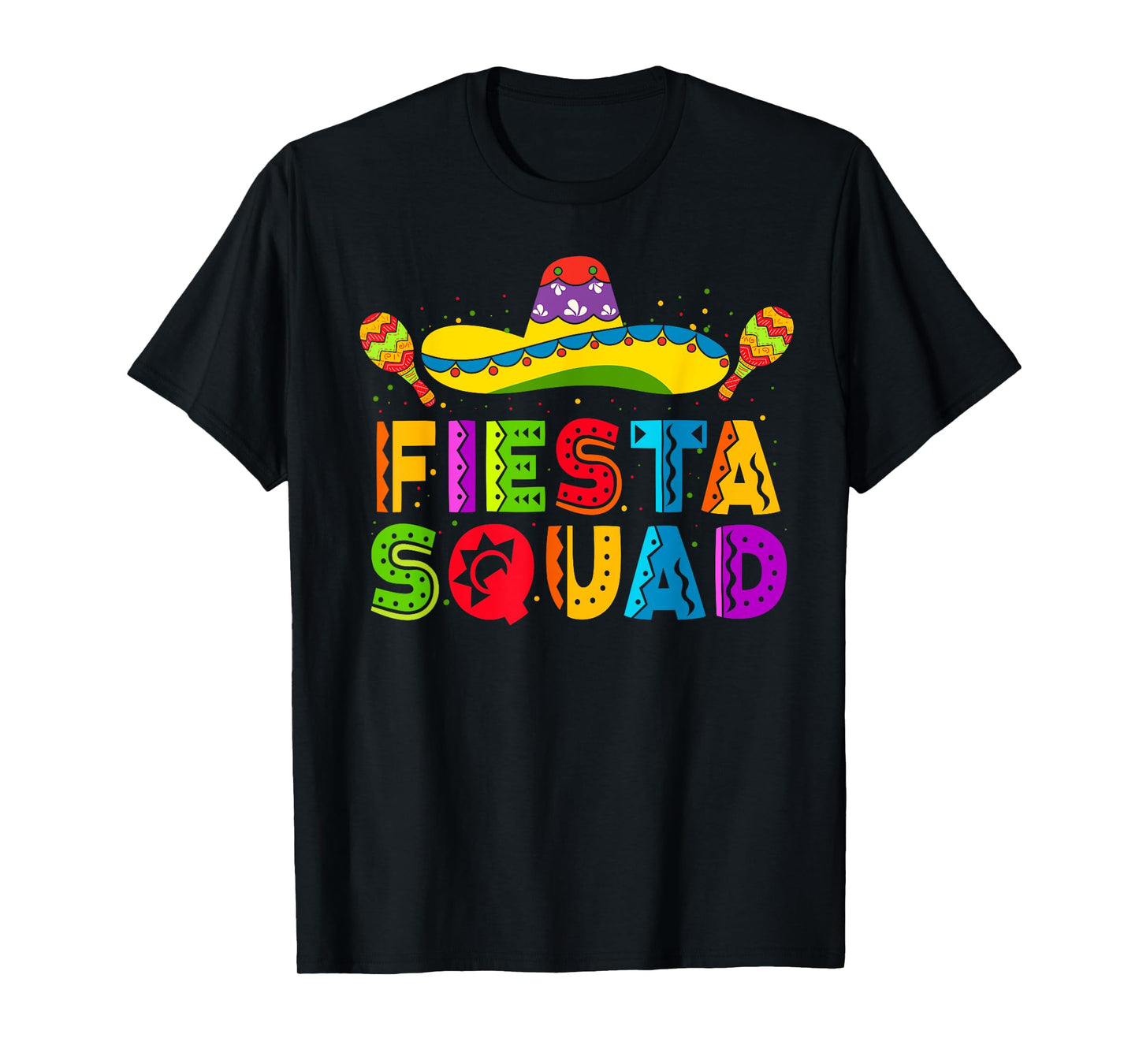 Fiesta Squad Cinco De Mayo Party Family Matching Mexican T-Shirt