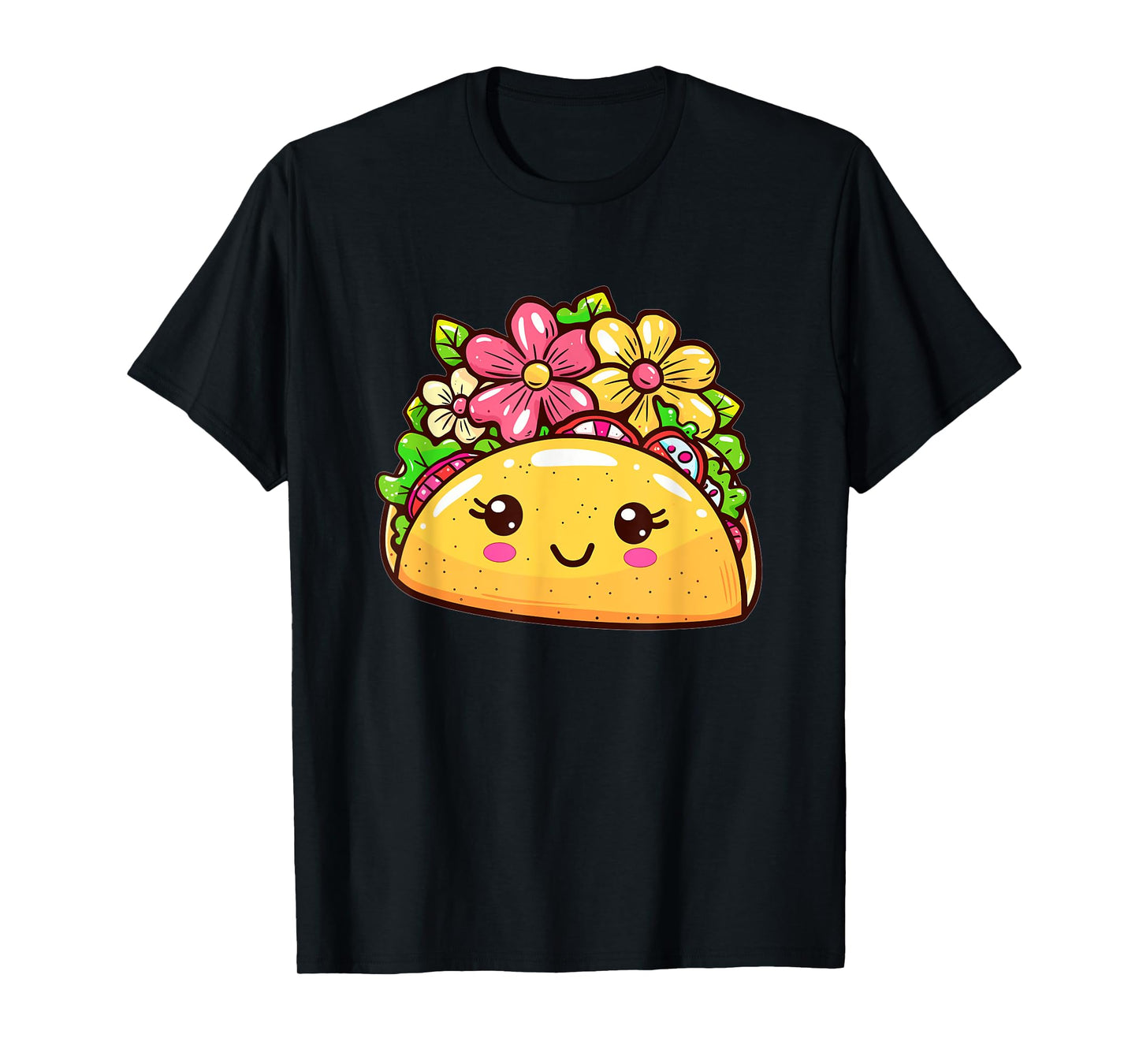 Cartoon Taco I Cute Taco T-Shirt