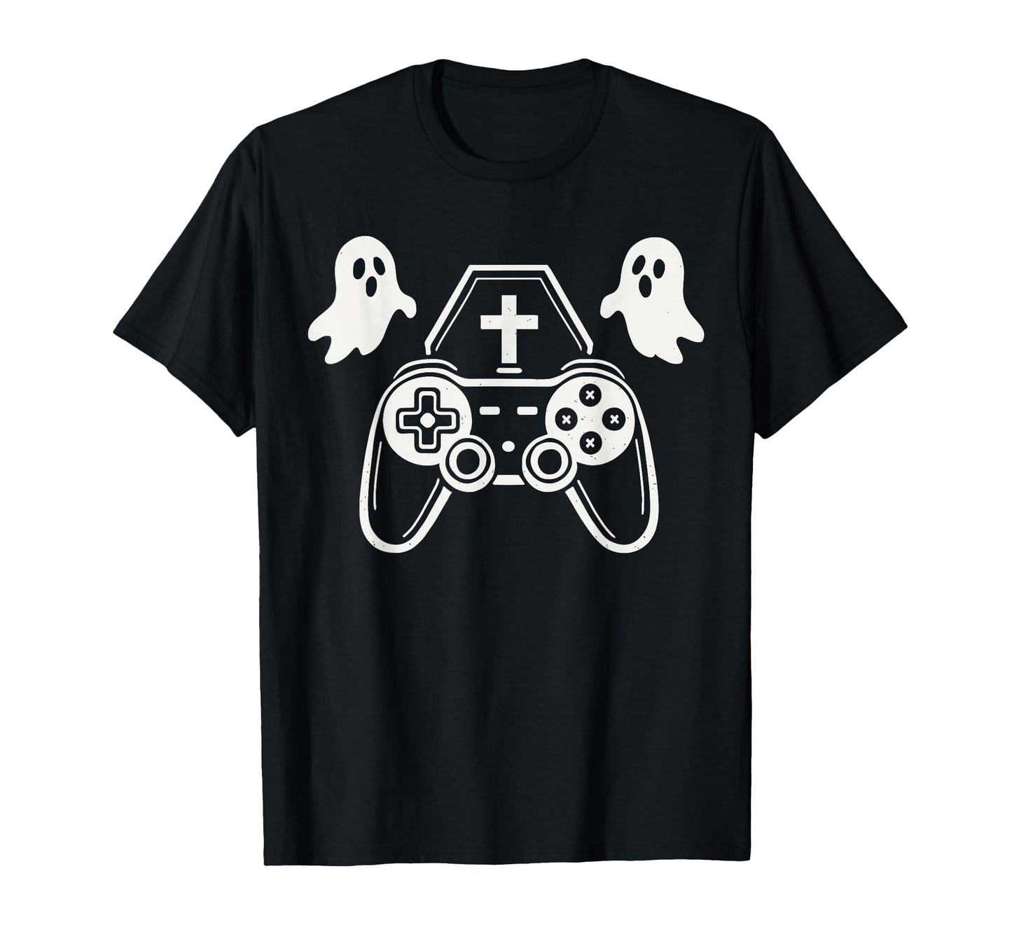 Halloween Video Game Costume Men Boys, Bruh Skeleton Gamer T-Shirt