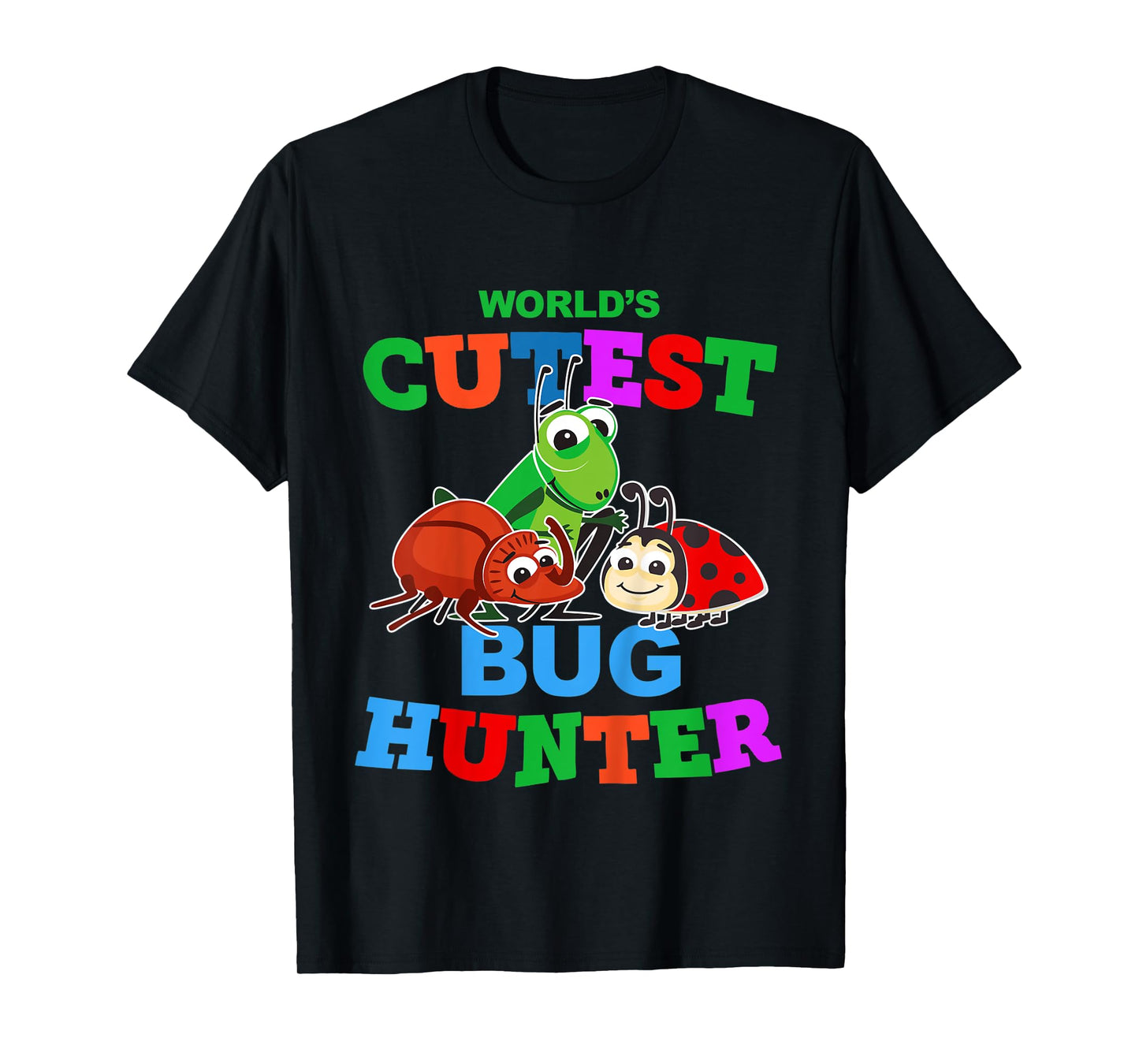Kids World's Cutest Bug Hunter Tee Bug Catcher T-Shirt