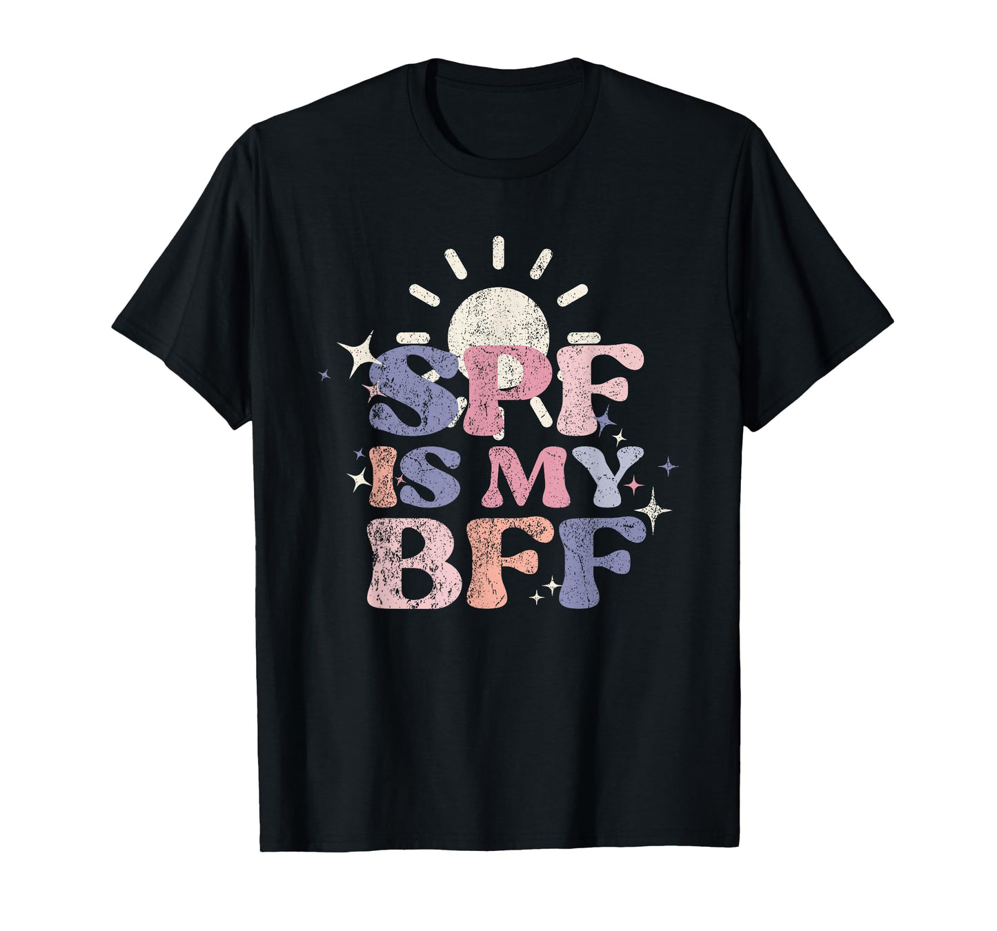 Vintage SPF Is My BFF Sunscreen Skincare Esthetician T-Shirt