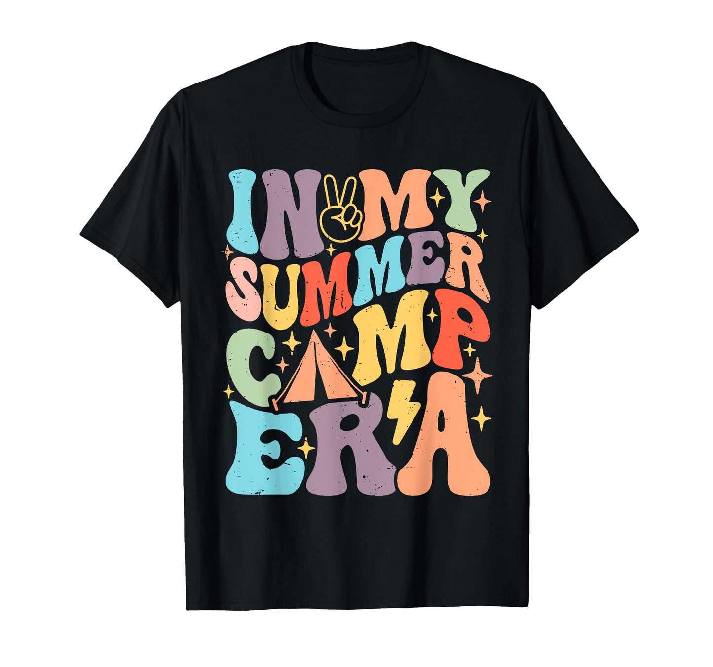 In My Summer Camp Era Retro Groovy Summer Break Women Men T-Shirt