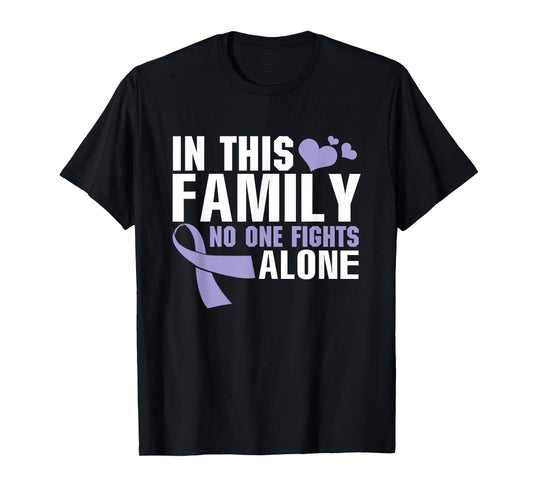 In this family no one fights alone Cancer shirt T-Shirt