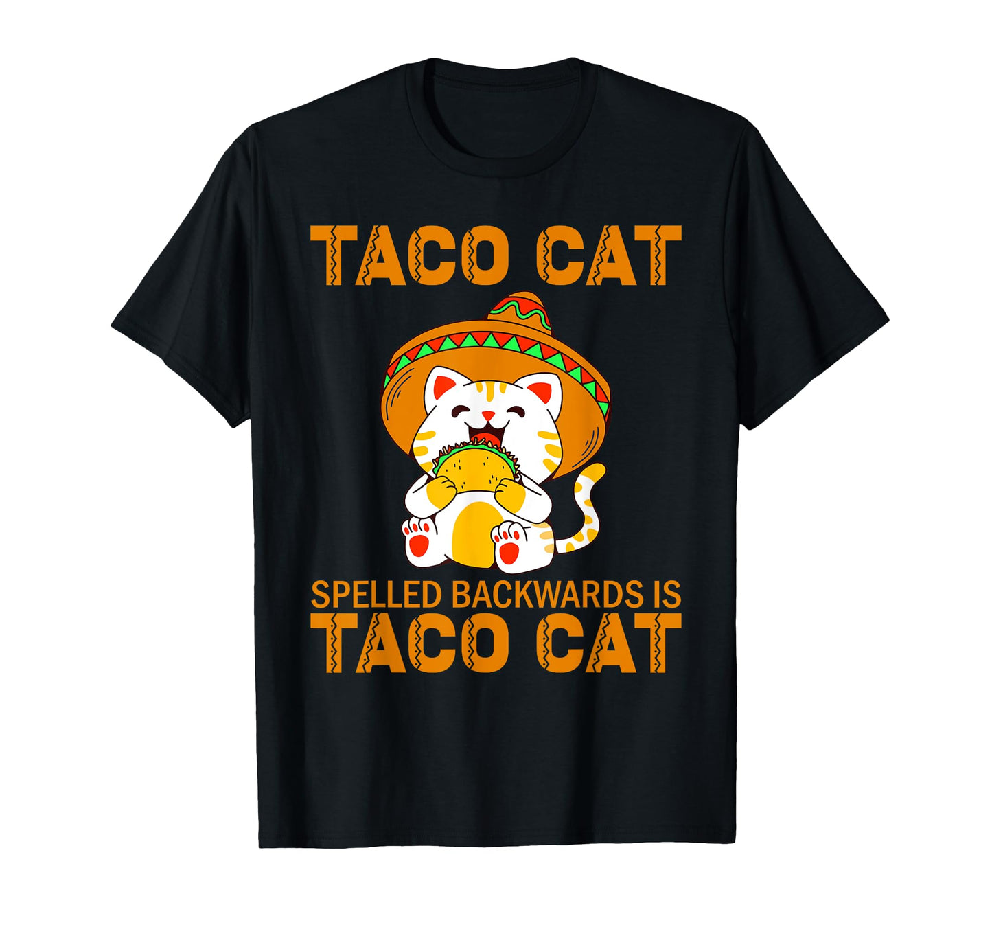 TacoCat for Kids Taco Cat Cinco de Mayo TacoCat Kids Cat T-Shirt