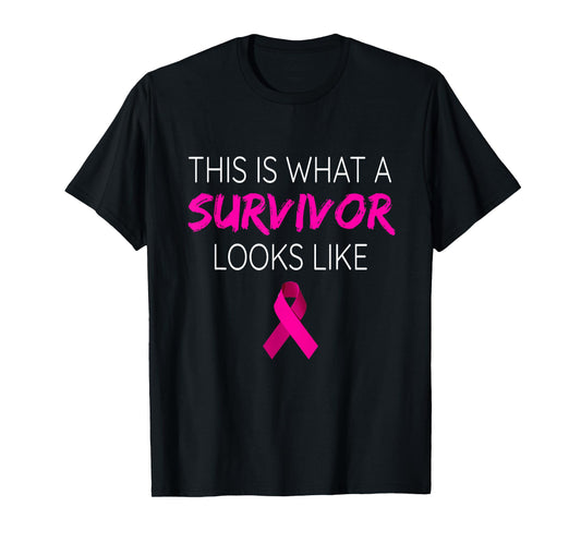 Breast Cancer Awareness Survivor Pink Ribbon Gifts T-Shirt