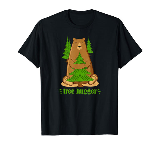 Cute Tree Hugger Bear T-Shirt