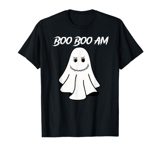 Cute Spooky Halloween Boo Boo Am Ghost Kids Adults Costume T-Shirt