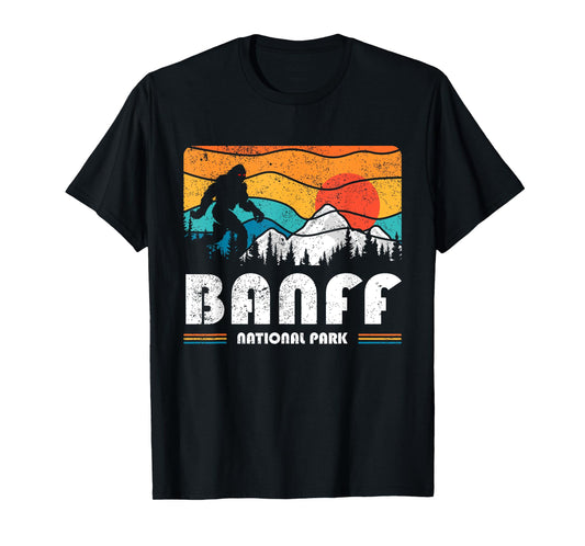 Banff Canadian National Park Retro Souvenir Banff T-Shirt