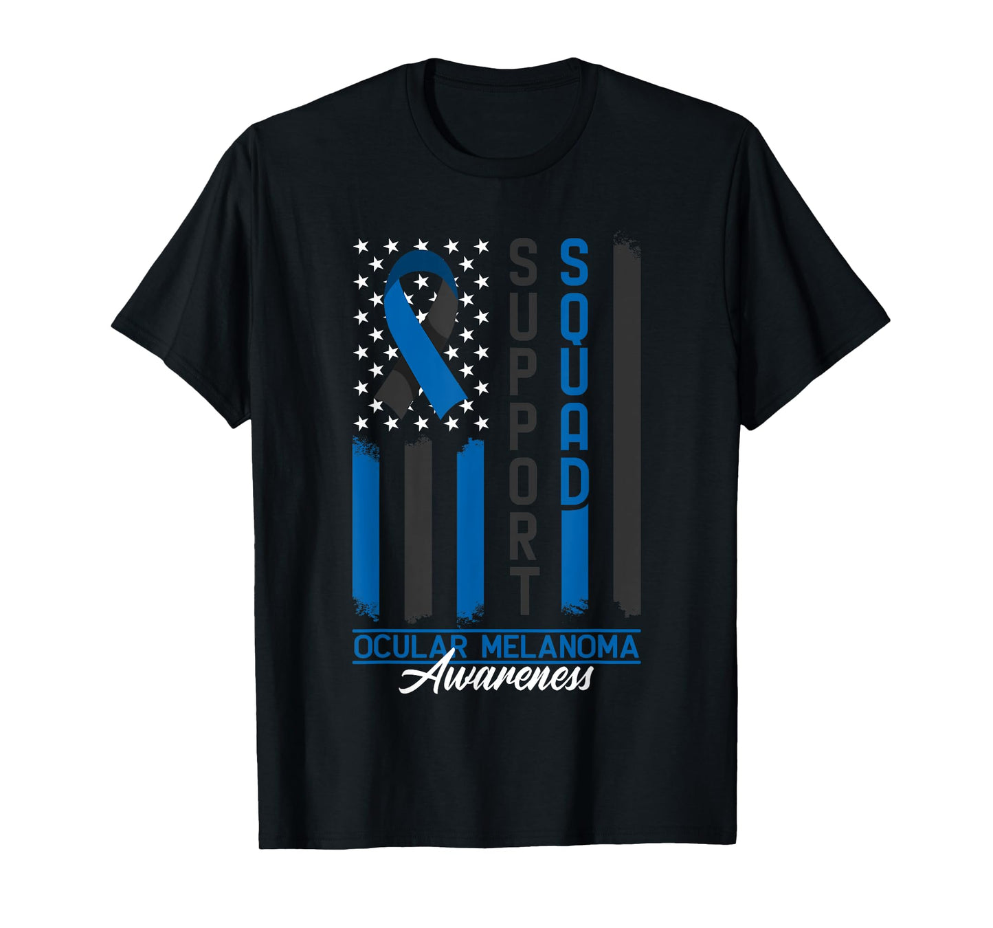 Support Awareness Squad I Eye Cancer & Ocular Melanoma T-Shirt