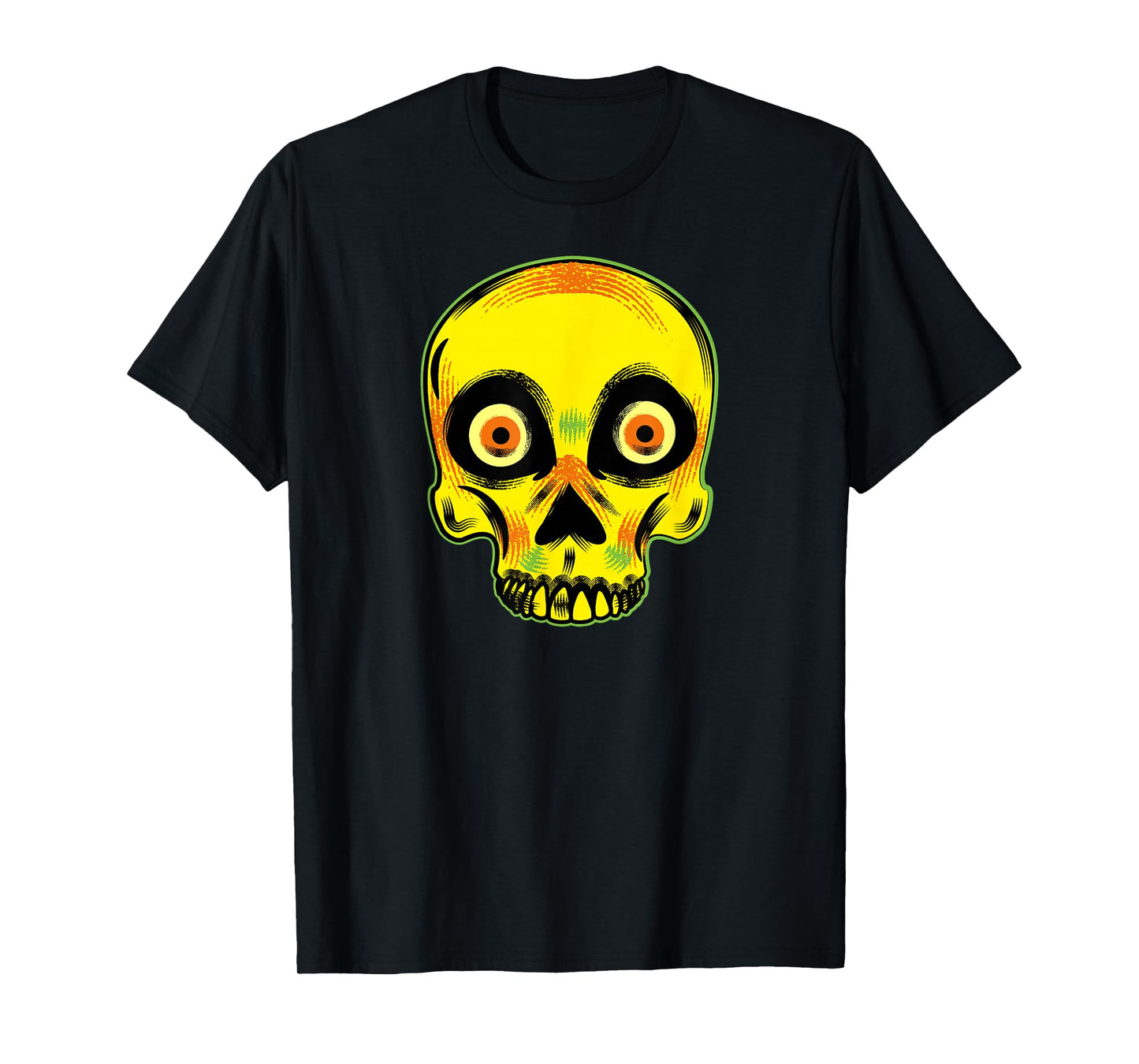 Halloween Skull Skeleton I Pumpkin Scary Trick Or Treat T-Shirt