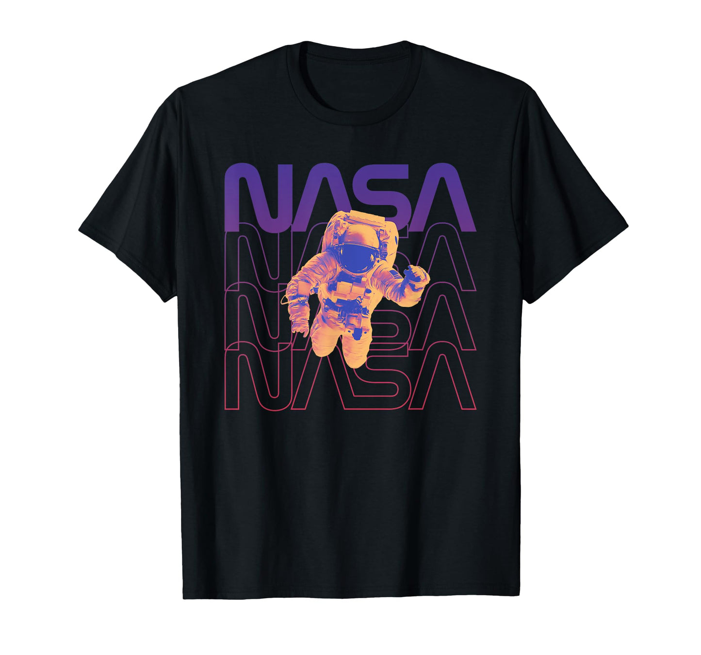 Floating in space NASA tee occupy Mars Astronaut in space T-Shirt