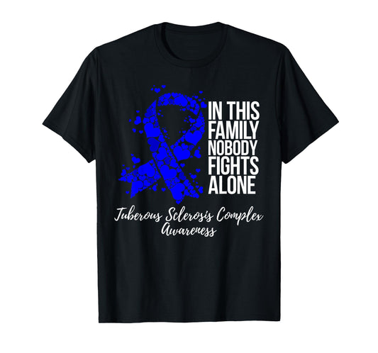 Family Support Tuberous Sclerosis Complex TSC Awareness T-Shirt