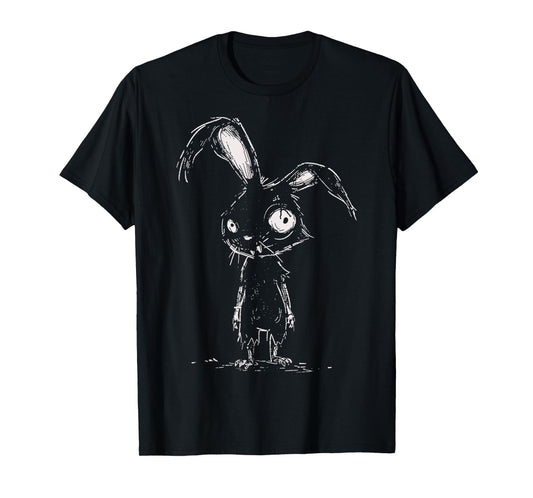 Weird Grunge Bunny Rabbit Alt Goth Cute Horror Aesthetic T-Shirt
