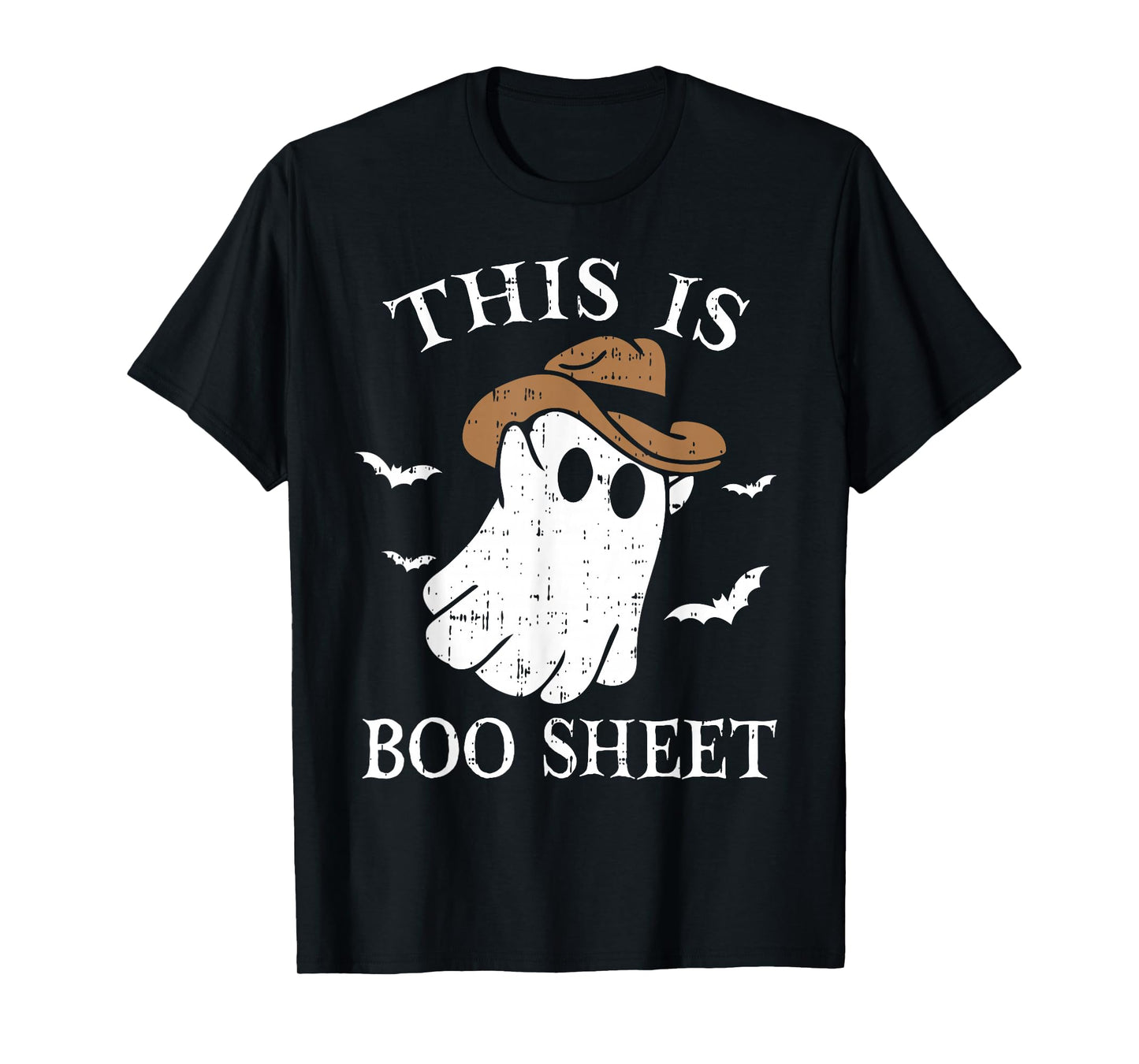 This is Boo Sheet Ghost Retro Halloween Costume Men Women T-Shirt