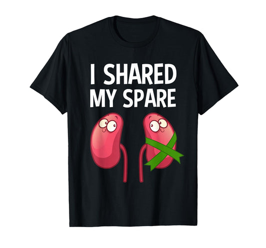 Cool Kidney Donor Art Men Women Transplant Surgery Recovery T-Shirt