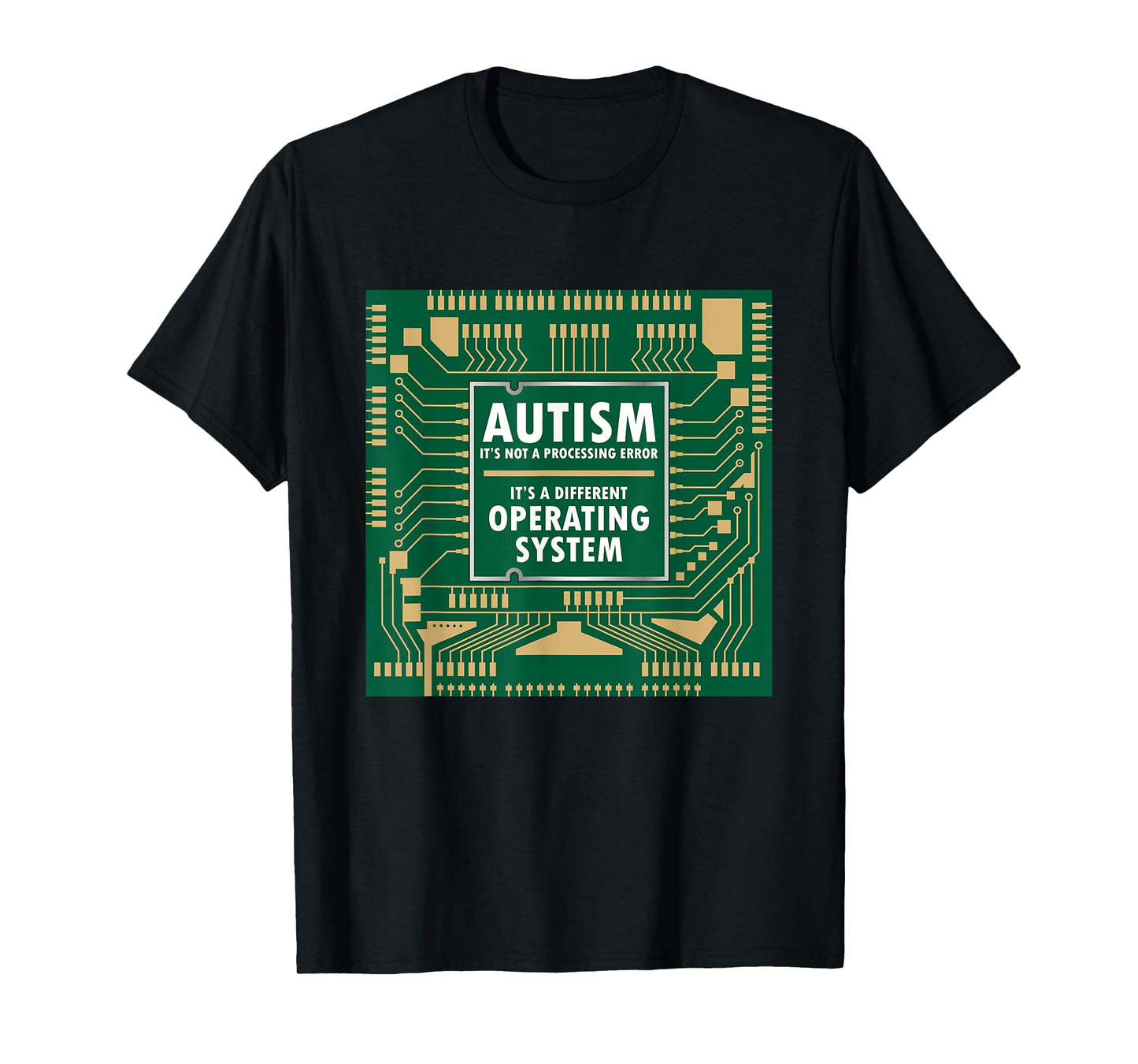 Autism Not Error Different Operating System Autistic Puzzle T-Shirt