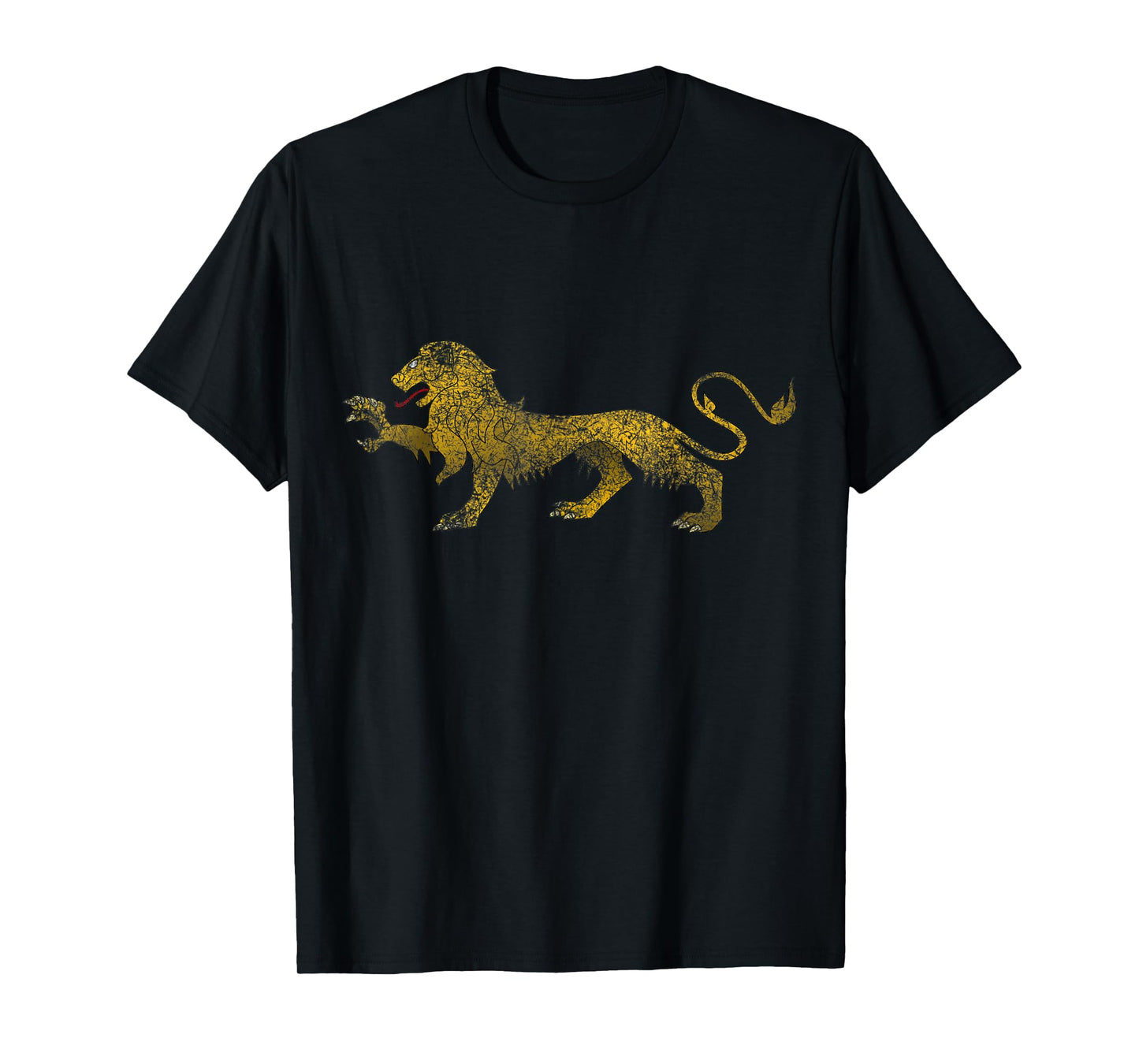 Medieval heraldry lion royal symbol t-shirt