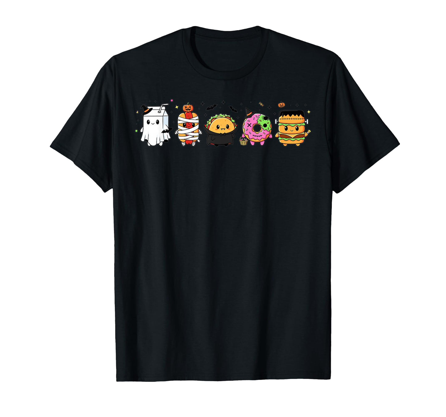 Halloween Food Costumes Cute Kawaii Party Design T-Shirt