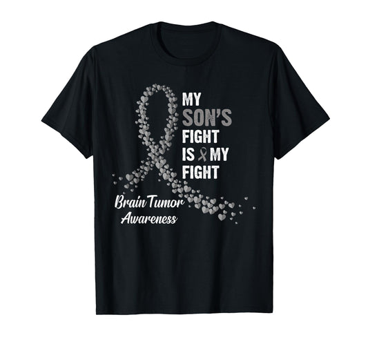My Son's Fight My Fight Brain Tumor Awareness T-Shirt