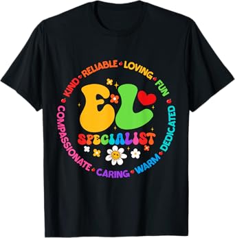 Groovy EL Specialist Appreciation Week back to school T-Shirt