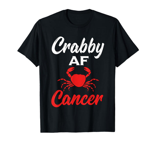 Crabby AF Cancer Zodiac T-Shirt