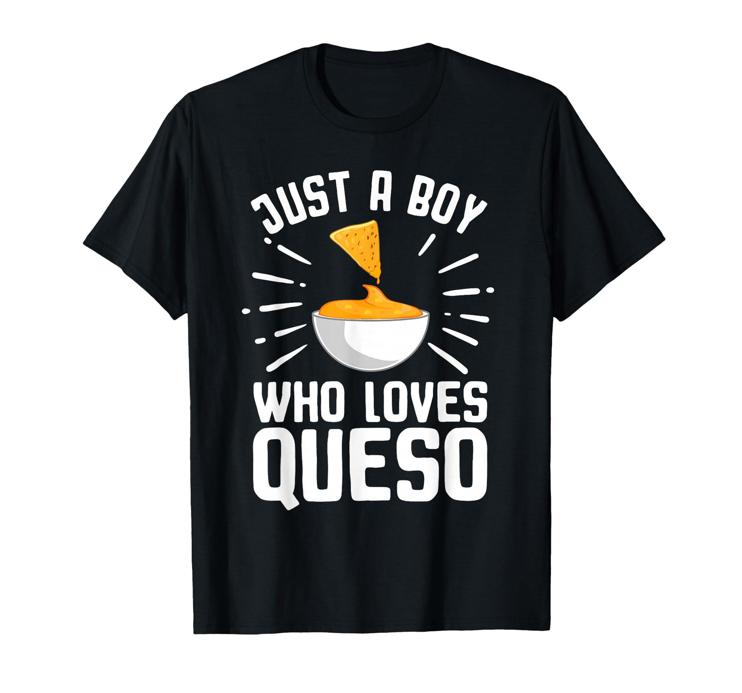 Best Queso Design for Boys Kids Men Cheese Dip Queso Lover T-Shirt