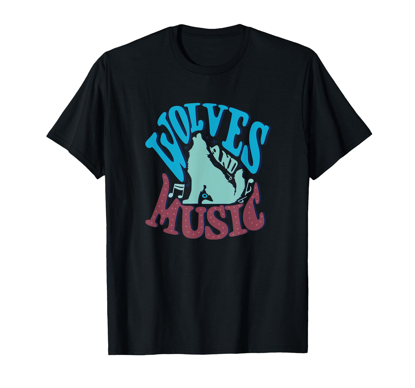 Wolves and Music Musician Piano Wolf T-Shirt