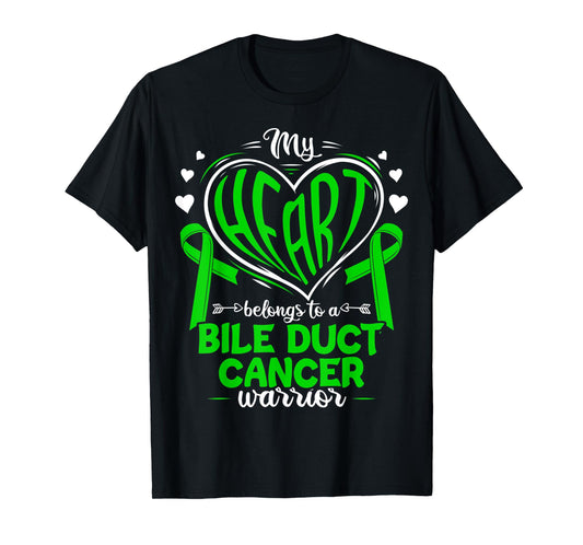 Cholangiocarcinoma Bile Duct Cancer Awareness T-Shirt
