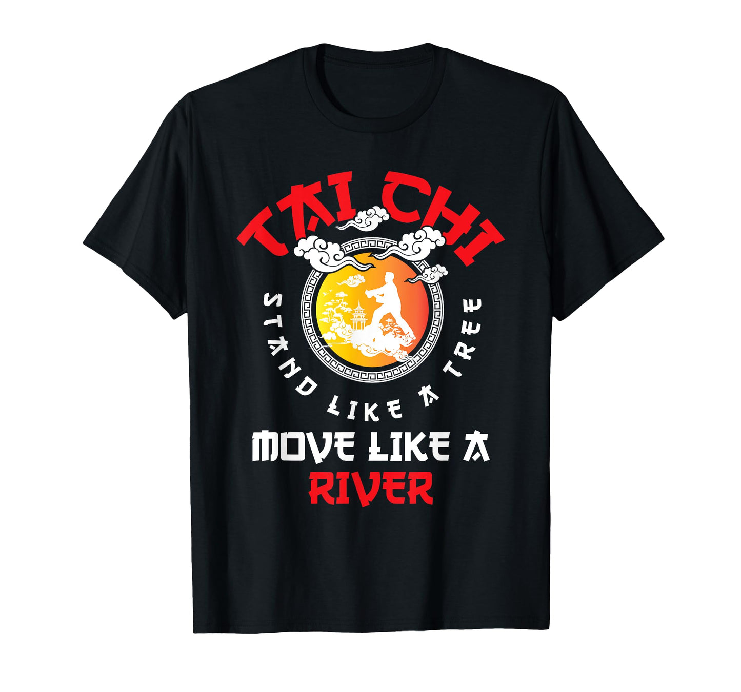 Tai Chi Stand Like A Tree - Mind Body Spiritual Meditation T-Shirt