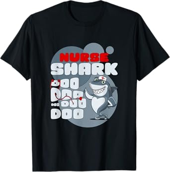 Funny Shark Nurse RN LPN CNA Nurse Practitioners T-Shirt