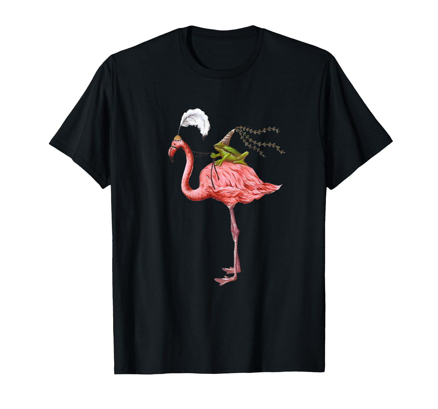 Frog and Flamingo Funny Frog and Flamingo T-Shirt